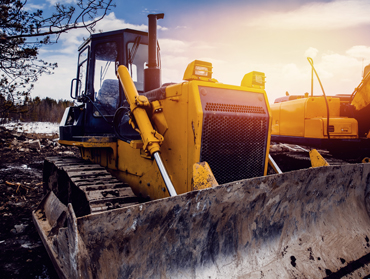 Operate a tracked dozer